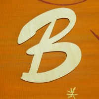 Buchstabe B 100mm Buchstaben Schreibschrift