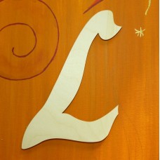 Buchstabe Schreibschrift 200mm - L - Buchstaben