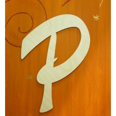 Buchstaben Schreibschrift 200mm - P- Holzbuchstabe Buchstabe