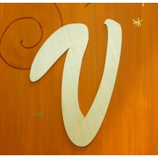 Buchstabe Schreibschrift 200mm - V - Buchstaben