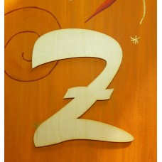 Buchstabe Schreibschrift 200mm - Z - Buchstaben