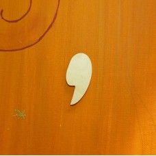 Buchstabe Schreibschrift 200mm - Komma - Buchstaben