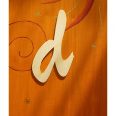 Buchstabe Schreibschrift 200mm - d - Buchstaben