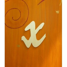 Buchstabe Schreibschrift 200mm - x - Buchstaben