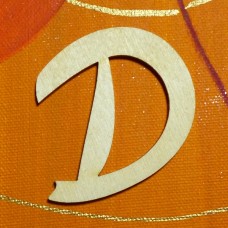 Schreibschrift Buchstabe - D 50mm