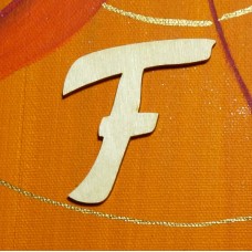 Schreibschrift Buchstabe - F 50mm