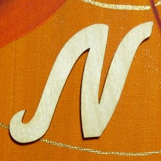 Schreibschrift Buchstabe - N  - 50mm