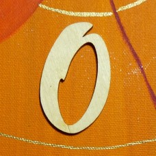 Schreibschrift Buchstabe - O  - 50mm