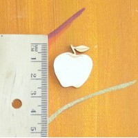Apfel mit Blatt 25mm