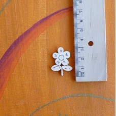 Blume Gunhild mit zwei Blättern 30mm Butterblume