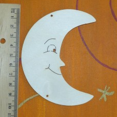 Mond 10 cm mit Gesicht