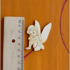 Fee aus Holz zum Bemalen 50mm Elfe