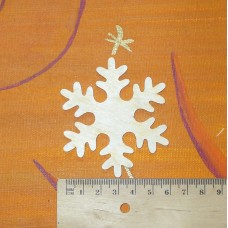 Schneeflocke 60 mm Eiskristall