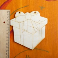 Päckchen mit Schleife 12 cm