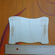 Papierrolle 15 cm x 10cm Form Papierrolle Menükarten Hochzeit