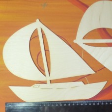 Segelschiff im Wind 200mm Boot