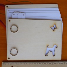 Fotobuch für den Hund, Airedale Terrier und Schmetterling