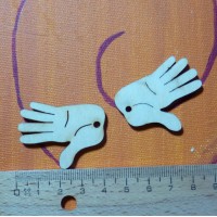 2 Hände 40mm Hand