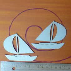 Segelschiff im Wind 80mm Boot K- 46