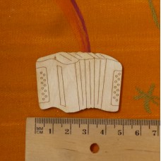 Steirisches Akkordeon aus Holz in 5 cm 6 cm 7 cm 