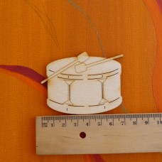Trommel mit Schläger 70 mm