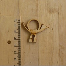 Jägerhorn Posthorn 4 cm  5 cm 6 cm und 7 cm 