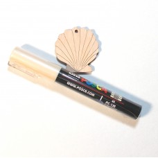 Posca Beige in Stiftform mit extra feiner Spitze für feine Linien