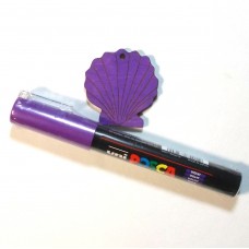 Posca Farbe Violett in Stiftform extrem feine Spitze feine Linien