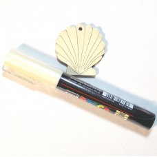 Posca Weiss in Stiftform extrem feine Spitze feine Linien 