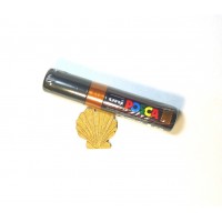 Posca Farbe Bronze PC-8K breite Spitze, großformatige Kreationen