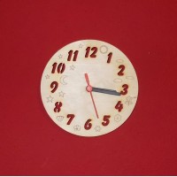 Rund um den Tag Uhr  für die Wand