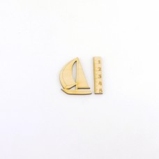 Segelyacht 60mm Höhe, Boot mit Segel