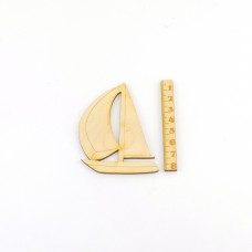 Segelyacht 80mm Höhe, Boot mit Segel