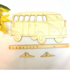 Reisebus Oldtimer Auto 175 mm Holz