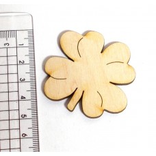 Kleeblatt vierblättrig 50 mm