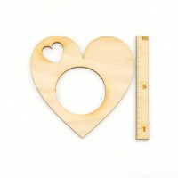 Serviettenring in Herzform