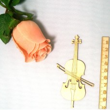 Cello aus Holz in 7 cm  10 cm  12 cm  14 cm 