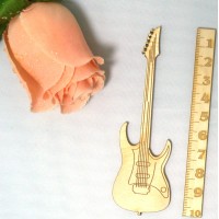 E-Gitarre aus Holz in den Größen 5 cm 8 cm 10 cm 12 cm 15 cm Instrument