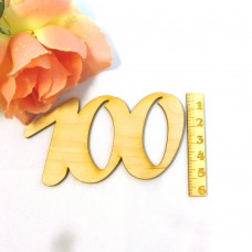 Geburtstagszahl "100" 50mm zum Hundertsten Geburtstag