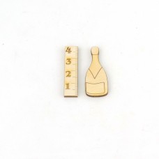 Sektflasche 40mm aus Holz