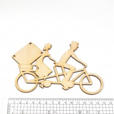 Tandem 150mm Mann und Frau mit Füßchen zum Hinstellen
