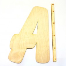 große Holzbuchstaben "A" 23 cm für Wandtattoo