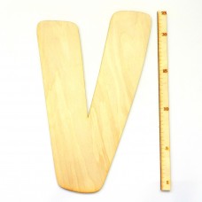 große Holzbuchstaben "V" 23 cm für Wandtattoo