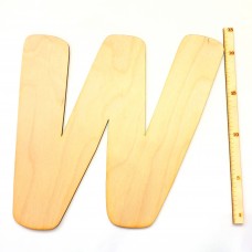 große Holzbuchstaben "W" 23 cm für Wandtattoo