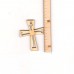 Kreuz mit Ausschnitt und Loch 50mm