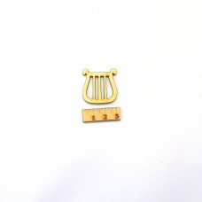 Harfe  3 cm und 4 cm