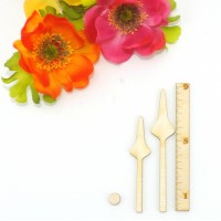 Zeiger für Uhr zur Verzierung auf Keilrahmen 60mm