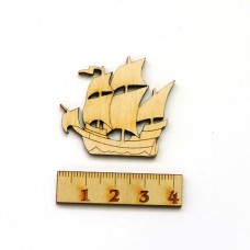 Dreimaster 40mm Segelschiff Boot K -36