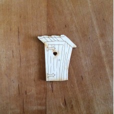 WC Häuschen für die Tür damit alle wissen wo sie es finden K-60