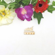 Raumschiff 4 cm Holz zum Bemalen Flugzeug